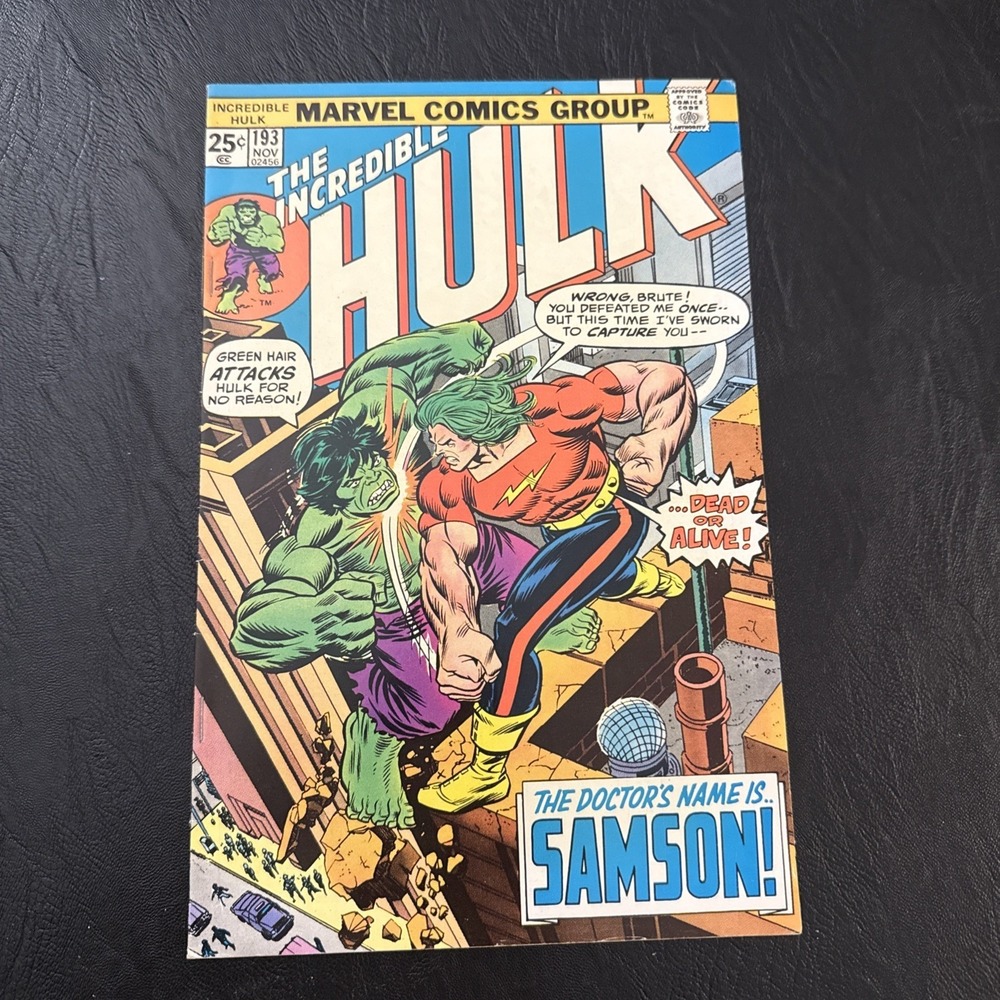 Incredible Hulk #193 - Hulk vs Doc Samson (Marvel, 1975)
